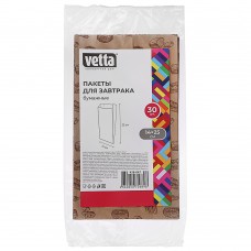 Пакет бумажный для завтрака 14*25 см 30 шт. VETTA